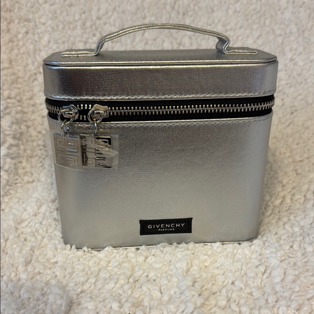 Givenchy Metallic Silver Vanity Case